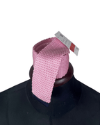C&A pink knit necktie