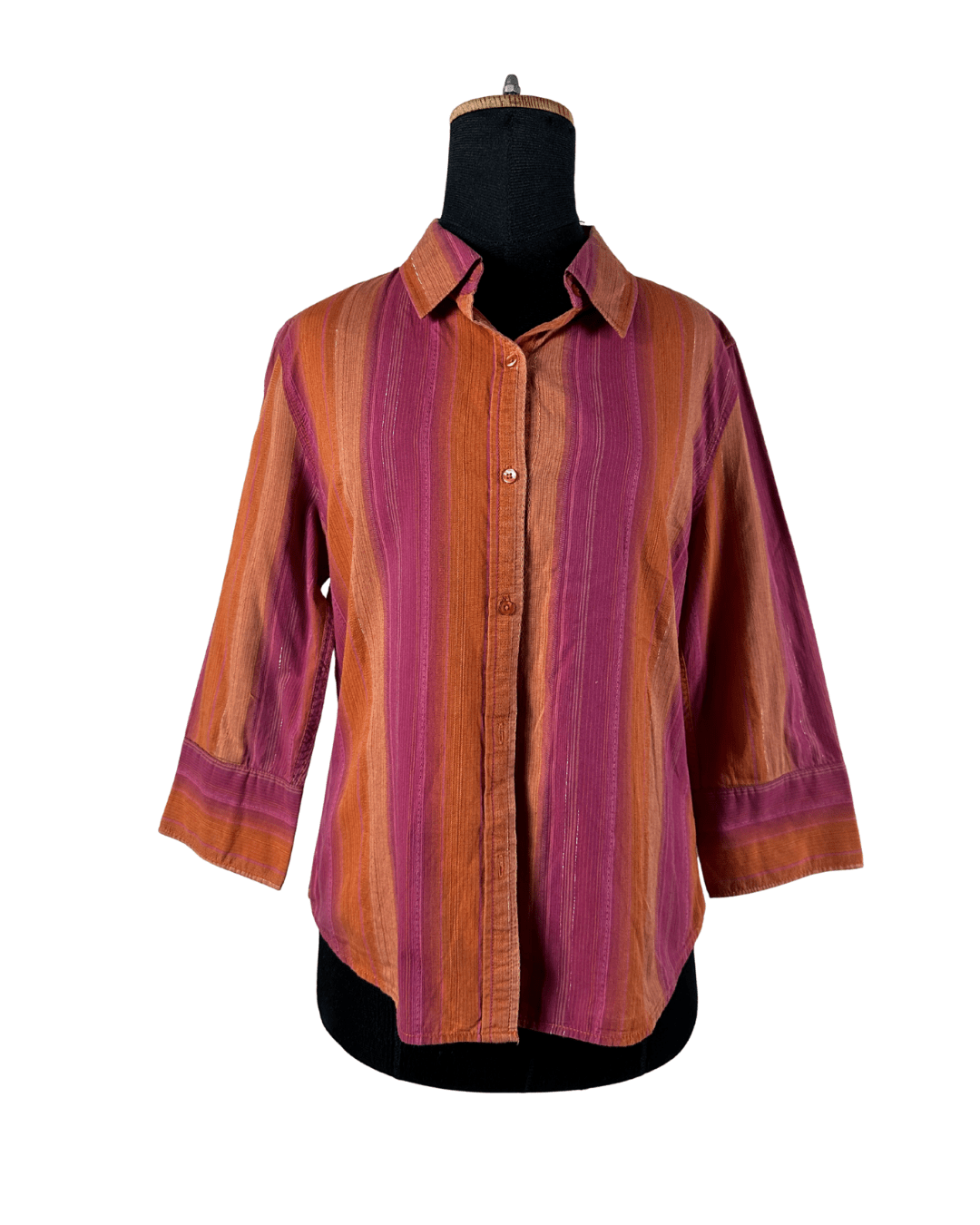 Cache Cache Striped Women's Fitted Shirt - Funkify