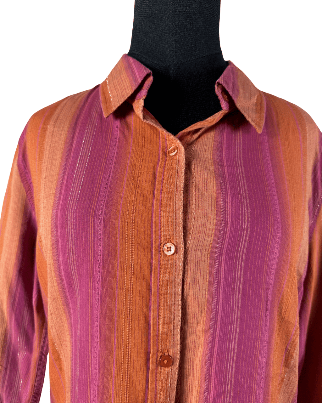 Cache Cache Striped Women's Fitted Shirt - Funkify