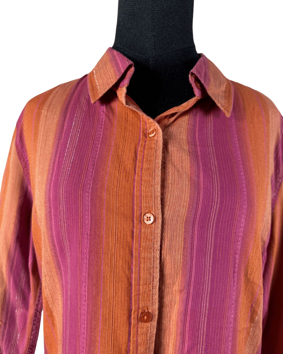 Cache Cache Striped Women's Fitted Shirt - Funkify