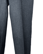 Canda Pure Virgin Wool Striped Full Suit - Funkify