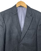 Canda Pure Virgin Wool Striped Full Suit - Funkify
