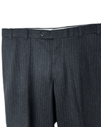 Canda Pure Virgin Wool Striped Full Suit - Funkify