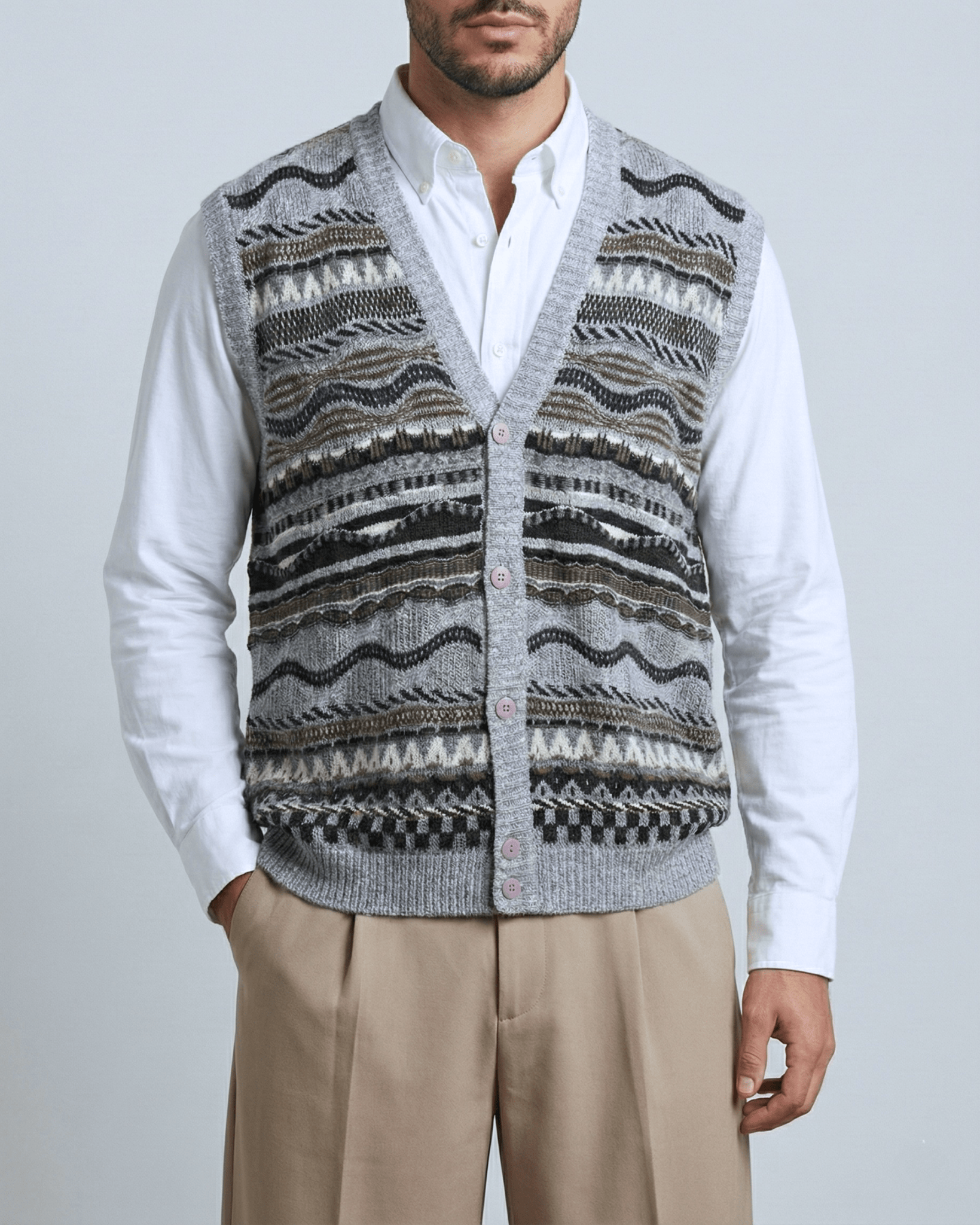 Canda Sweater Vest Large - Funkify