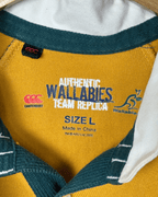 Canterbury Australia Wallabies 2000s World Cup Union Rugby Jersey Large - Funkify