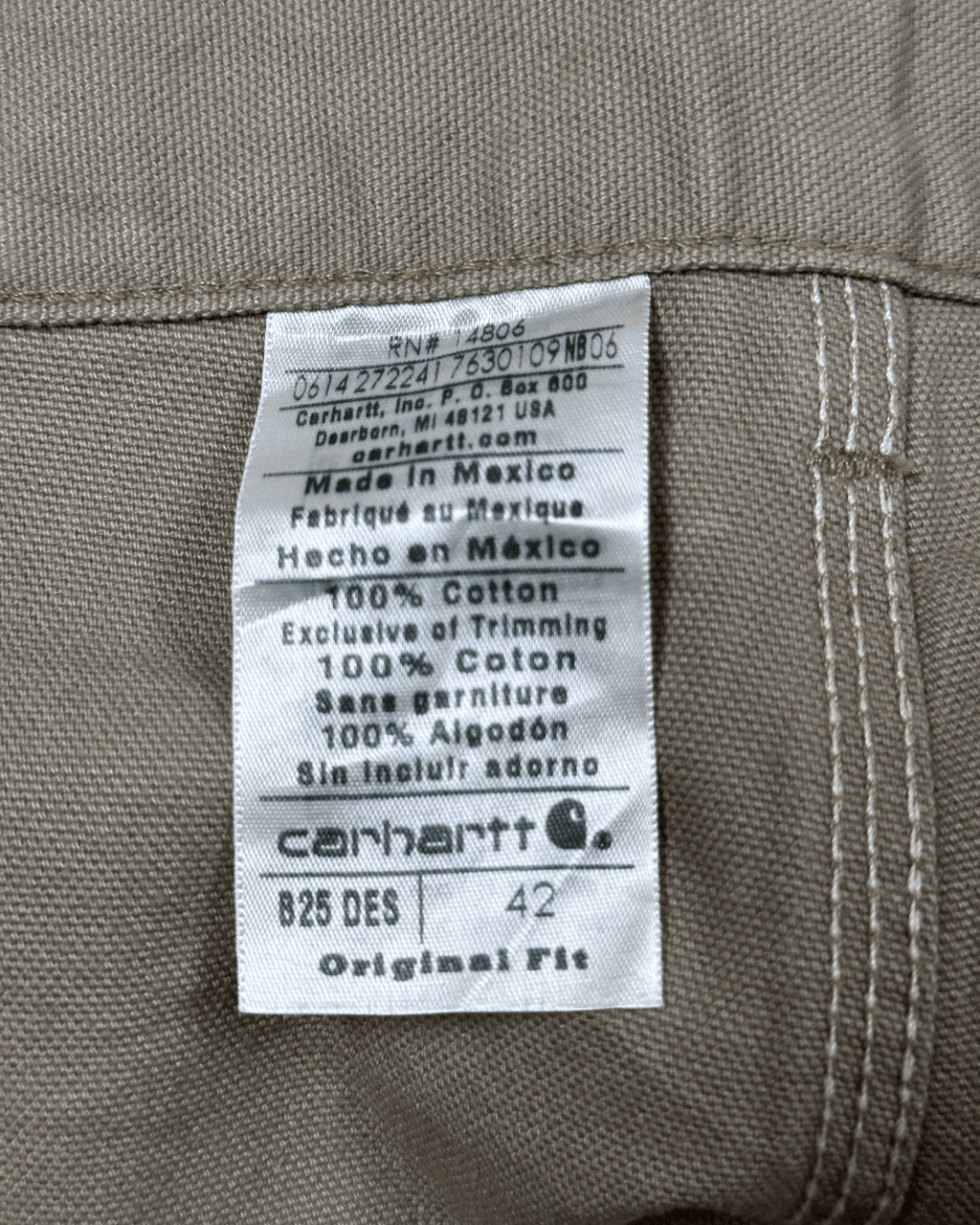 Carhartt Carpenter Shorts 42 - Funkify