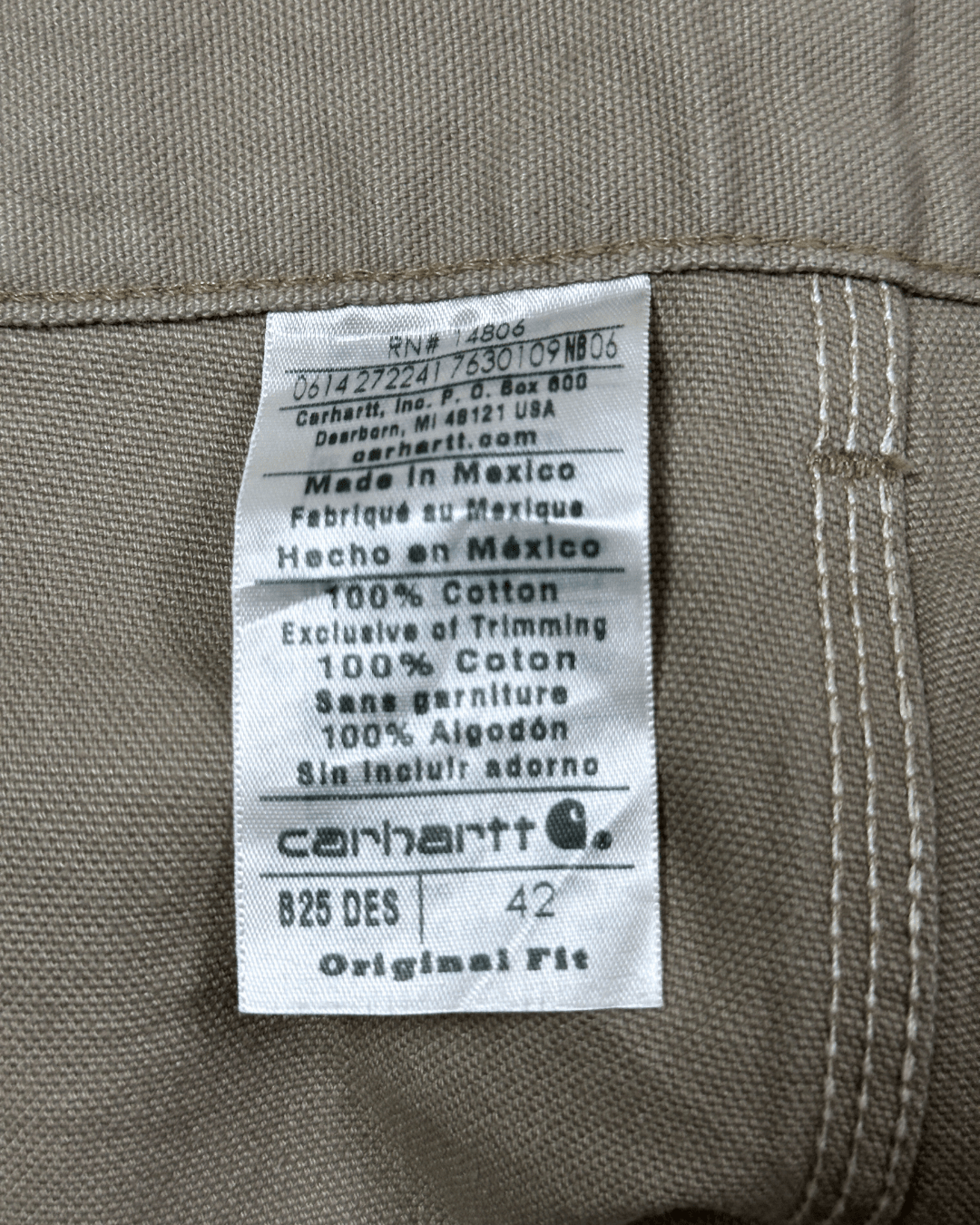 Carhartt Carpenter Shorts 42 - Funkify