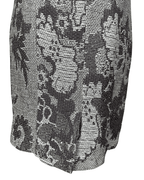 Caroline Biss Floral Brocade Midi Dress with Waist Detail - Funkify