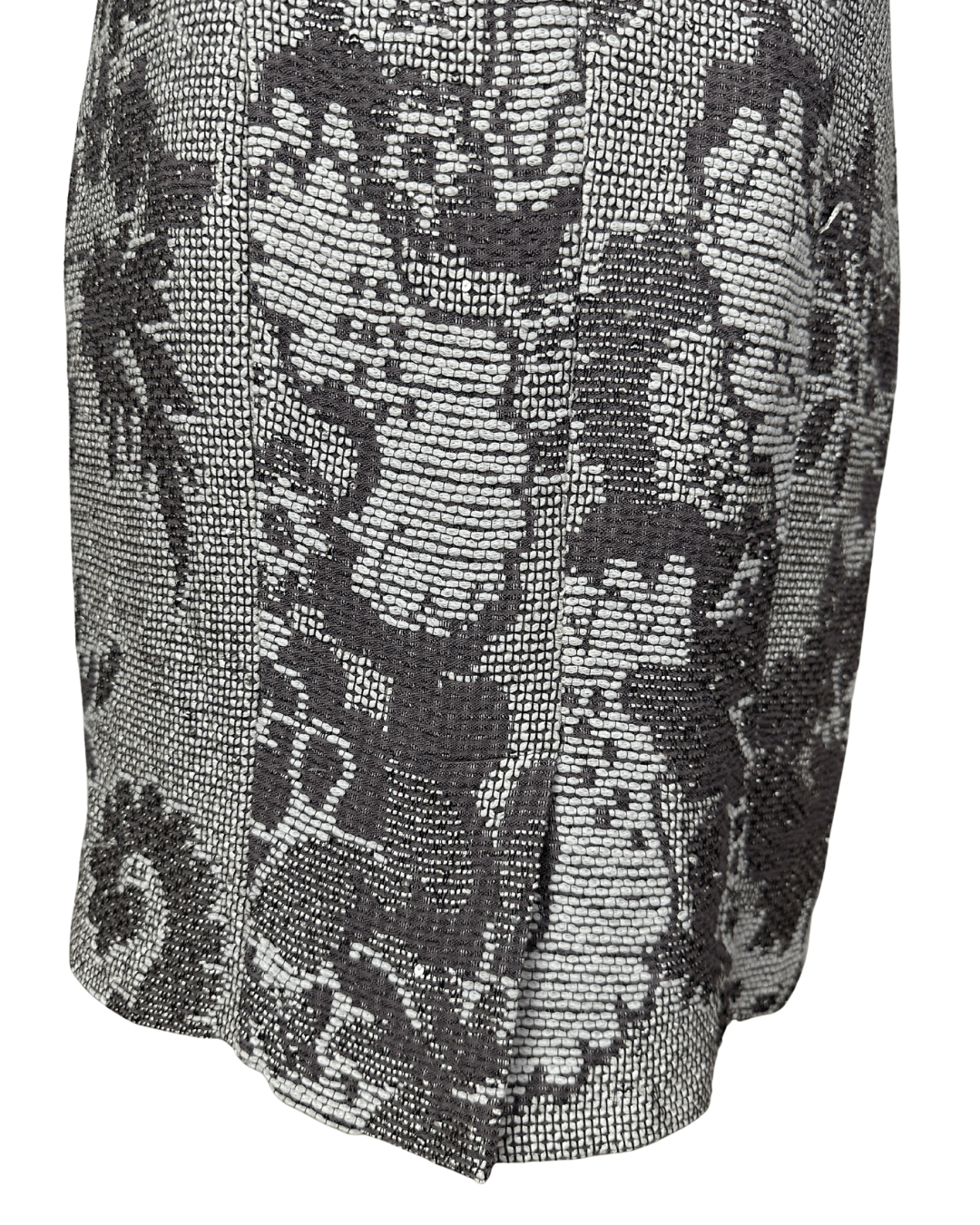 Caroline Biss Floral Brocade Midi Dress with Waist Detail - Funkify