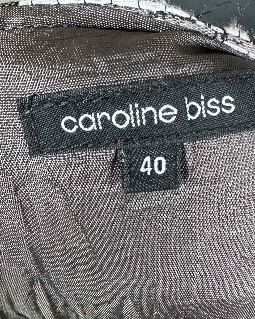 Caroline Biss Floral Brocade Midi Dress with Waist Detail - Funkify