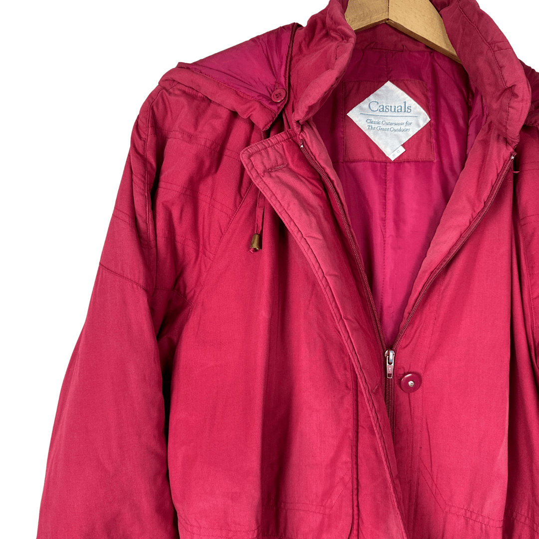 Casuals Jacket with Removable Hood Large - Funkify