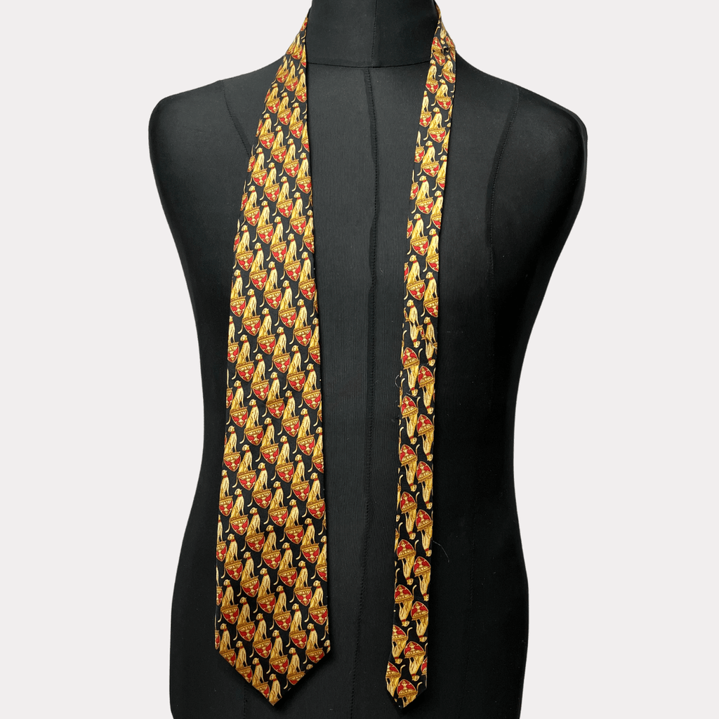 Cat Pattern 10 cm Necktie - Funkify