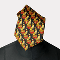 Cat Pattern 10 cm Necktie - Funkify