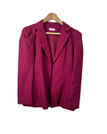 Caznic The Label Shimmering Open Front Blazer - Funkify