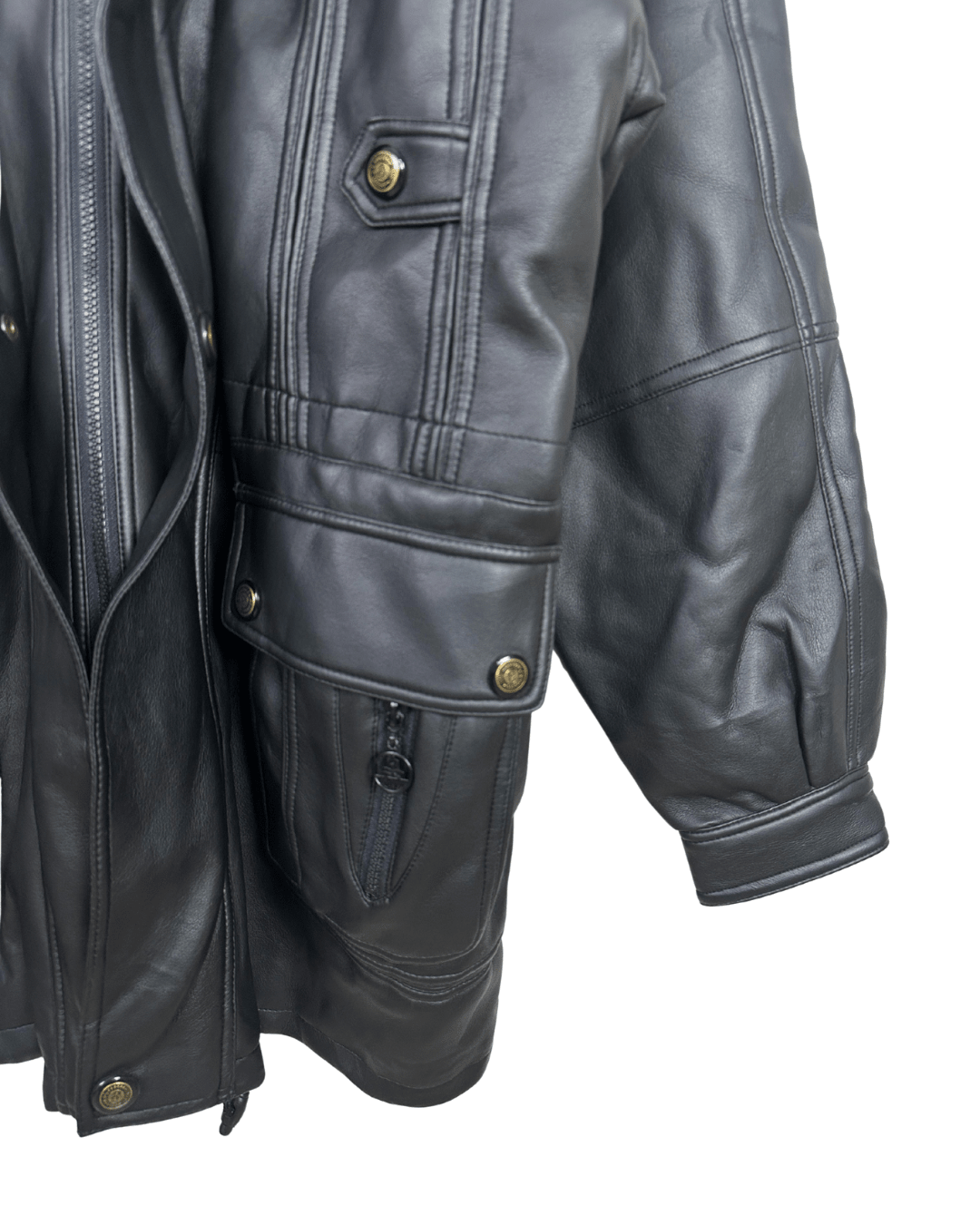 CCI Genuine Leather Jacket 2XL/ 3XL - Funkify