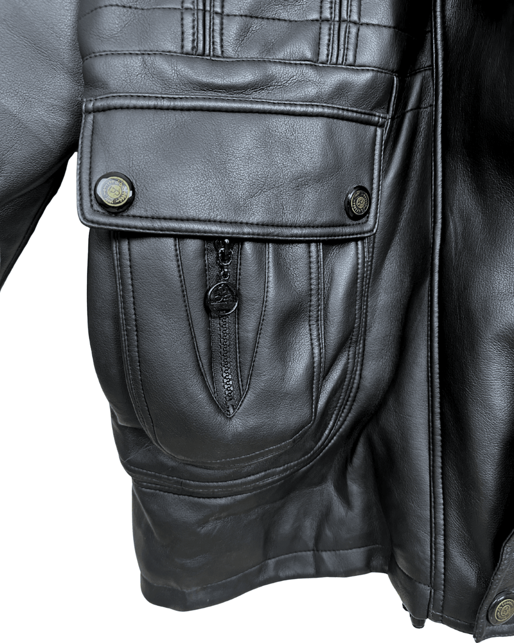 CCI Genuine Leather Jacket 2XL/ 3XL - Funkify
