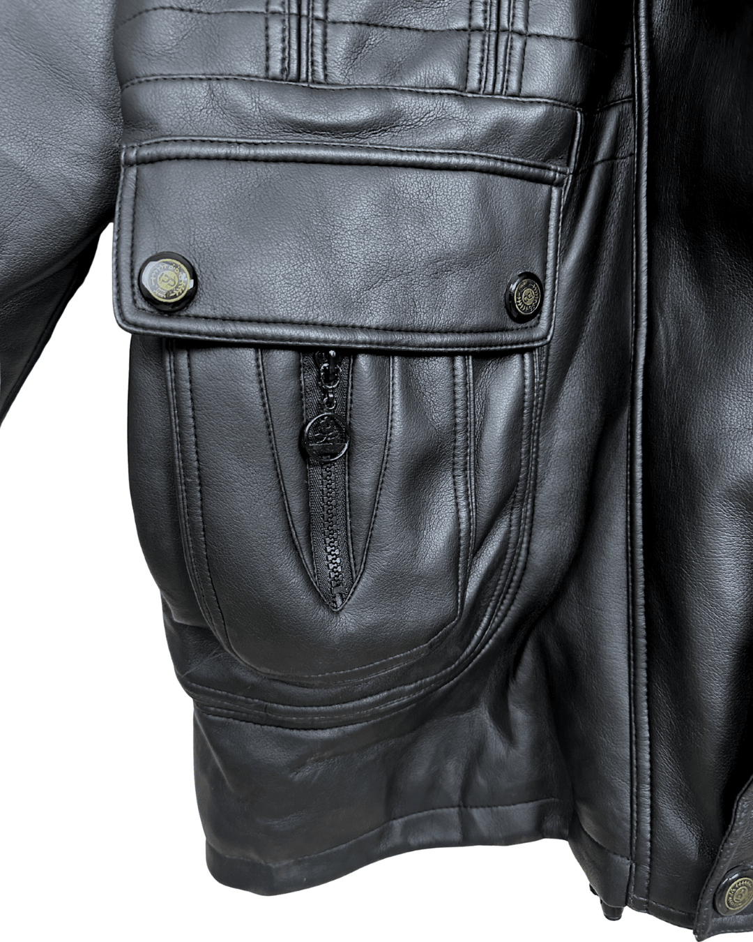 CCI Genuine Leather Jacket 2XL/ 3XL - Funkify