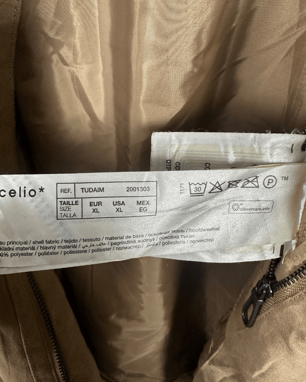Celio Microsuede Jacket XL - Funkify
