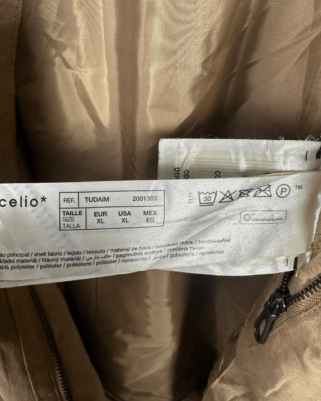 Celio Microsuede Jacket XL - Funkify