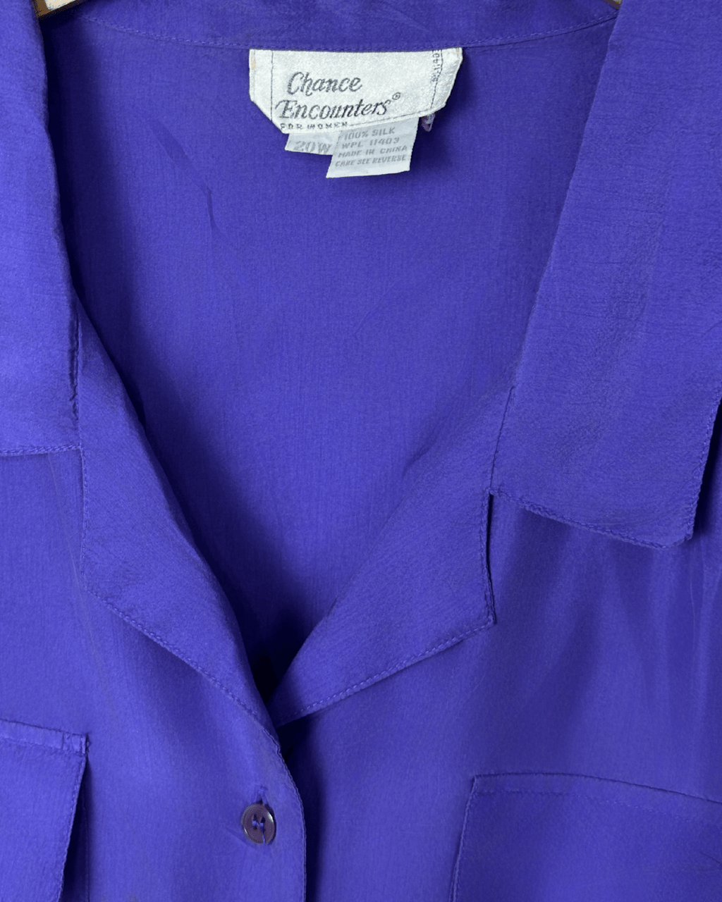 Chance Encounters Pure Silk Blouse - Funkify
