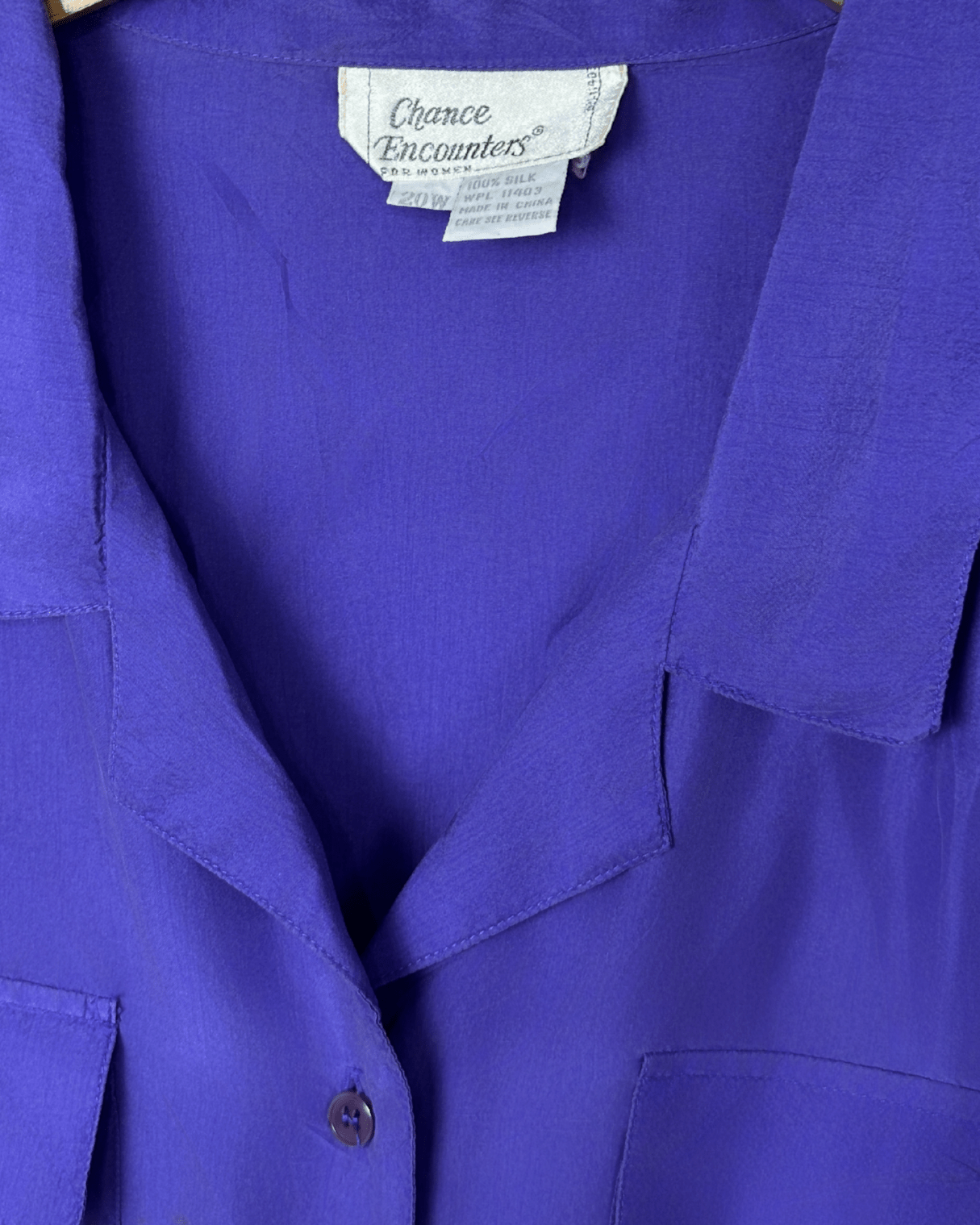 Chance Encounters Pure Silk Blouse - Funkify