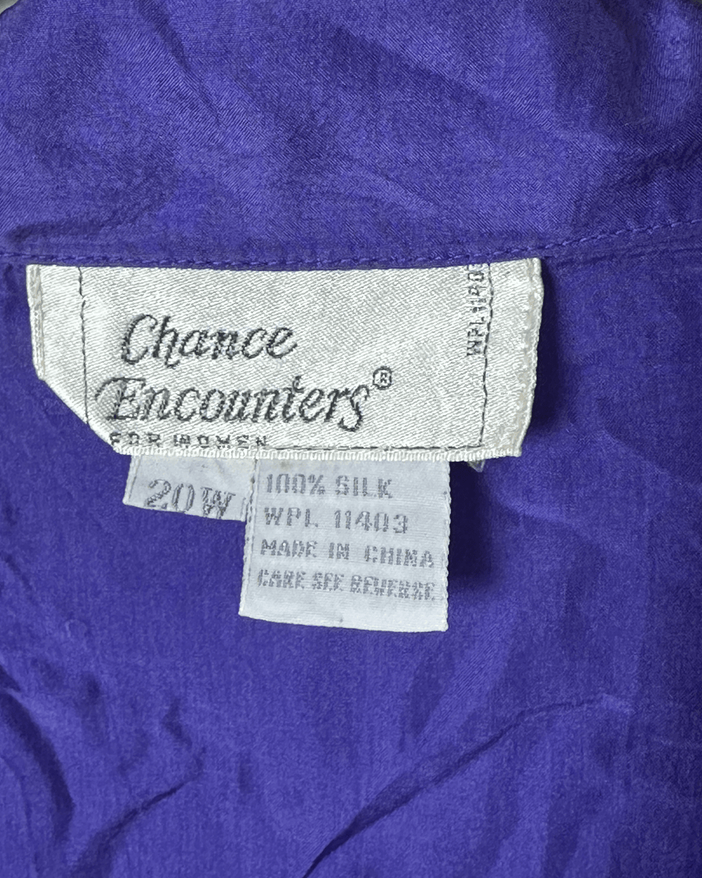 Chance Encounters Pure Silk Blouse - Funkify