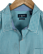 Chaps Gingham Pattern Shirt - 2XL - Funkify