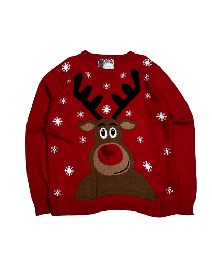 Christmas Deer Sweater XL - Funkify
