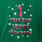 Christmas holiday t-shirt, size medium