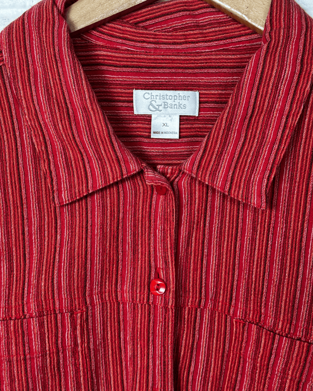 Christopher & Banks Striped Women's Shirt - XL - Funkify