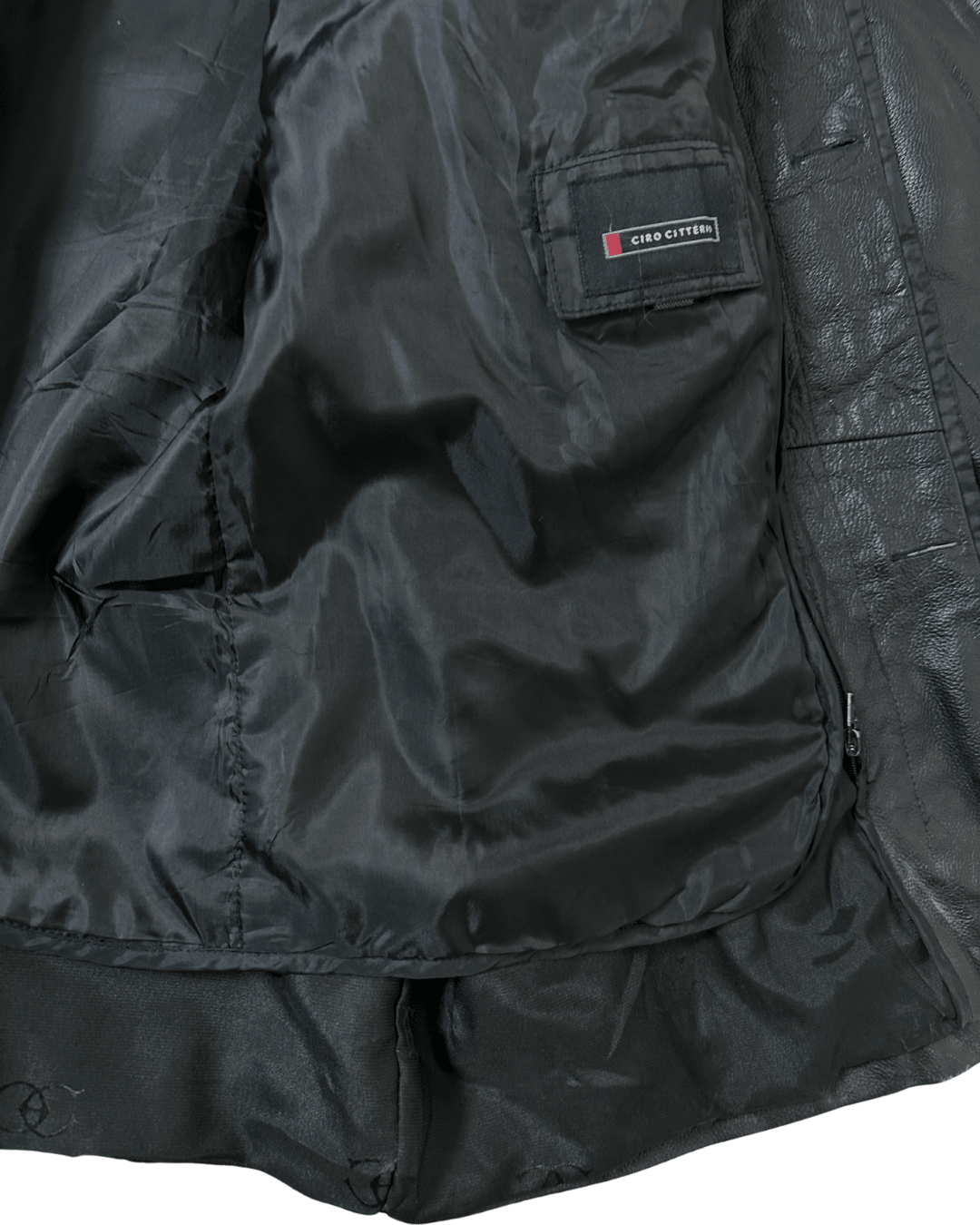Ciro Citterio Genuine Leather Jacket Large - Funkify