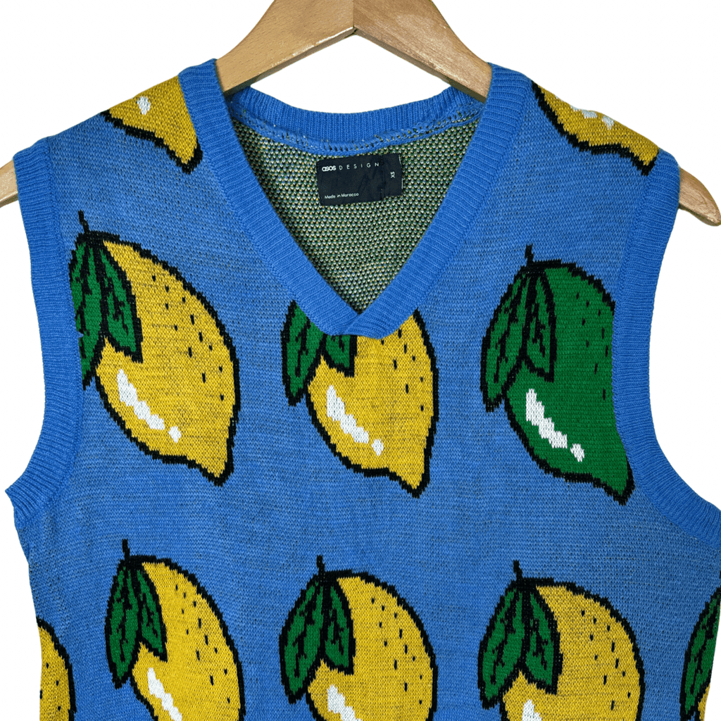 Ciscos Design Pineapple Sweater Vest Small - Funkify