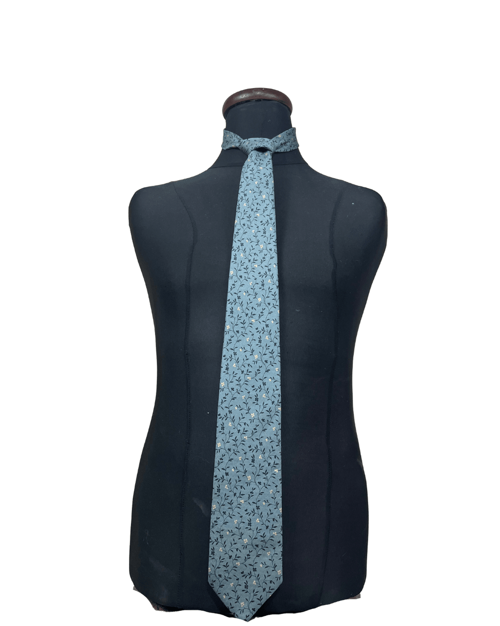 Classic Blue Patterned Necktie – 9 cm - Funkify