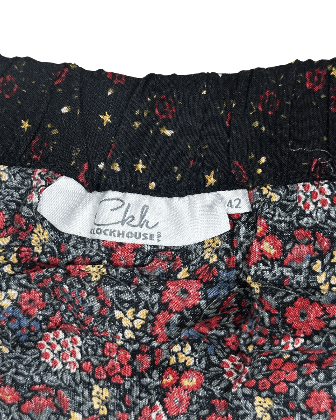 Clockhouse Floral Skirt EU 42 - Funkify