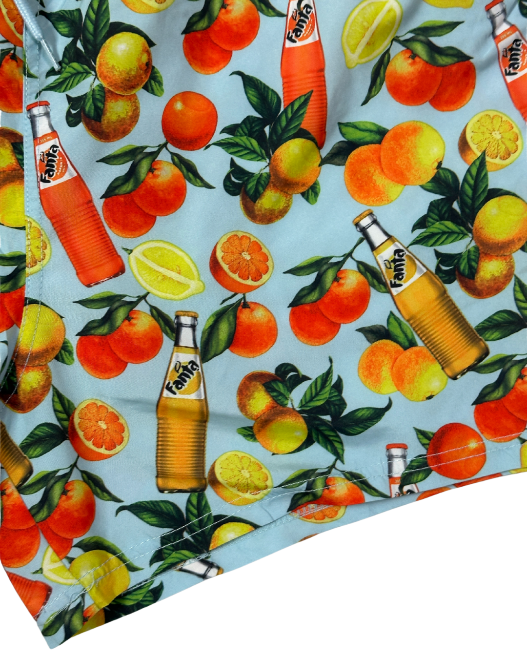 Coca - Cola Fanta Pattern Swim Shorts XL - Funkify