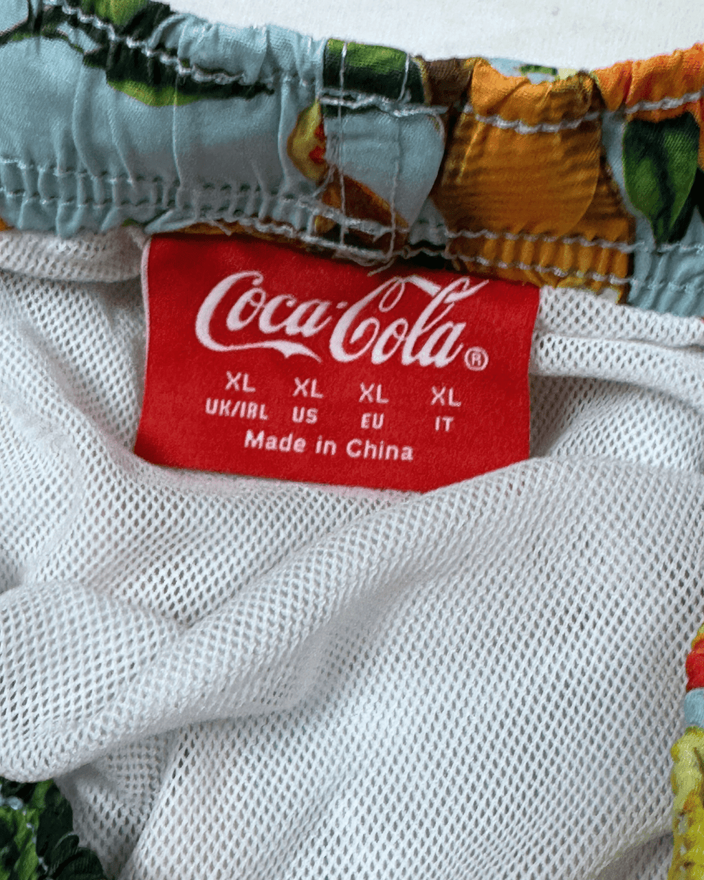 Coca - Cola Fanta Pattern Swim Shorts XL - Funkify