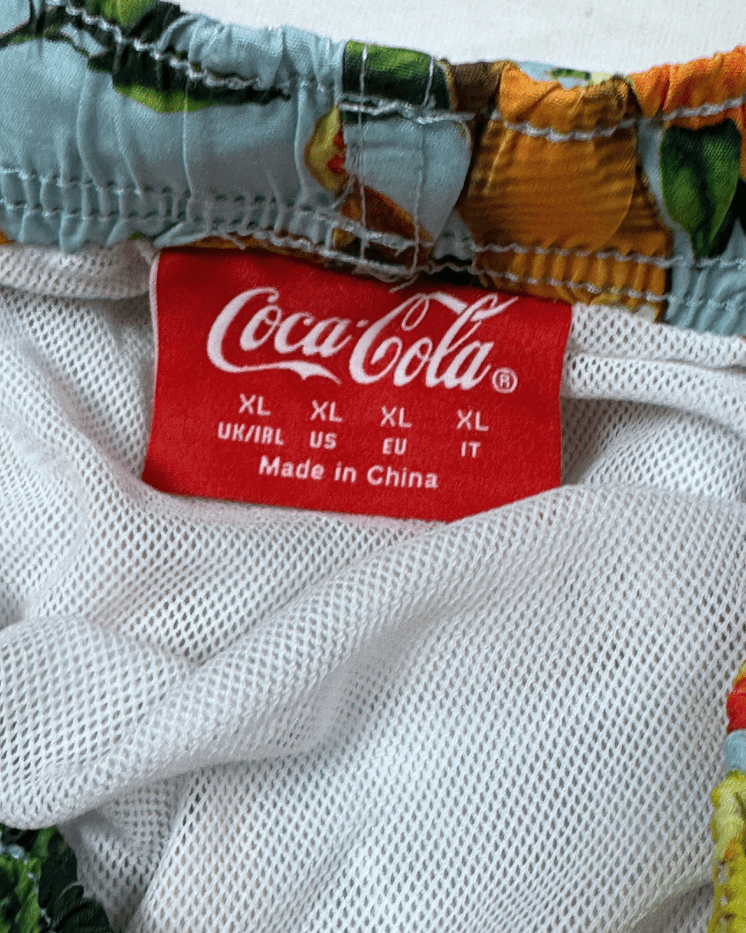 Coca - Cola Fanta Pattern Swim Shorts XL - Funkify