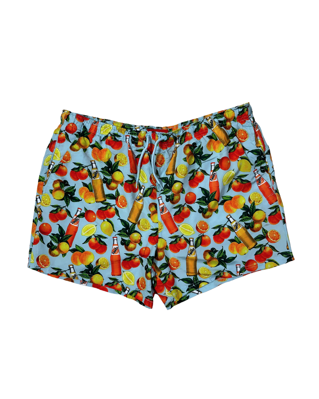Coca - Cola Fanta Pattern Swim Shorts XL - Funkify