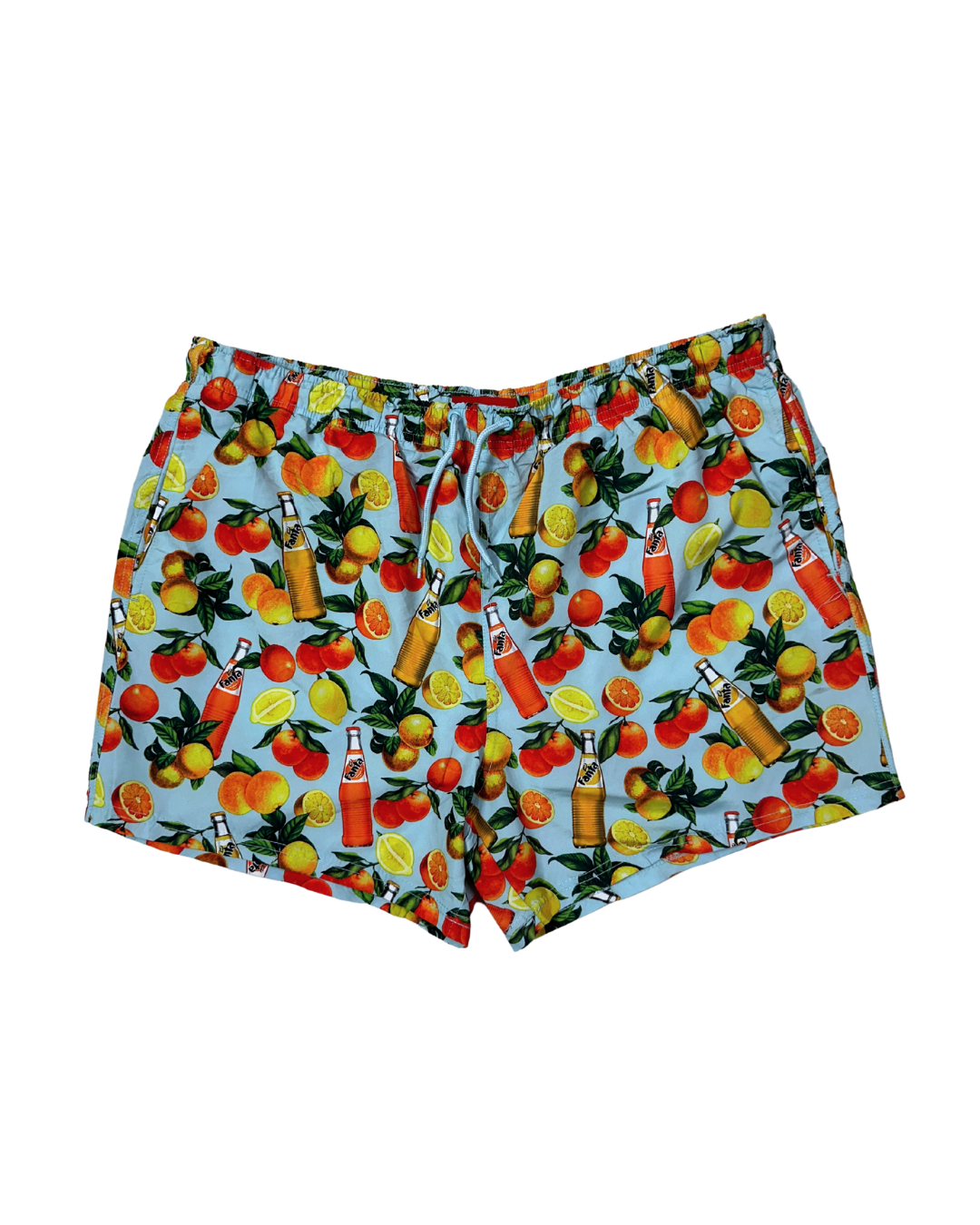 Coca - Cola Fanta Pattern Swim Shorts XL - Funkify