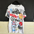 Colin's Graffiti Graphic T-shirt - Funkify