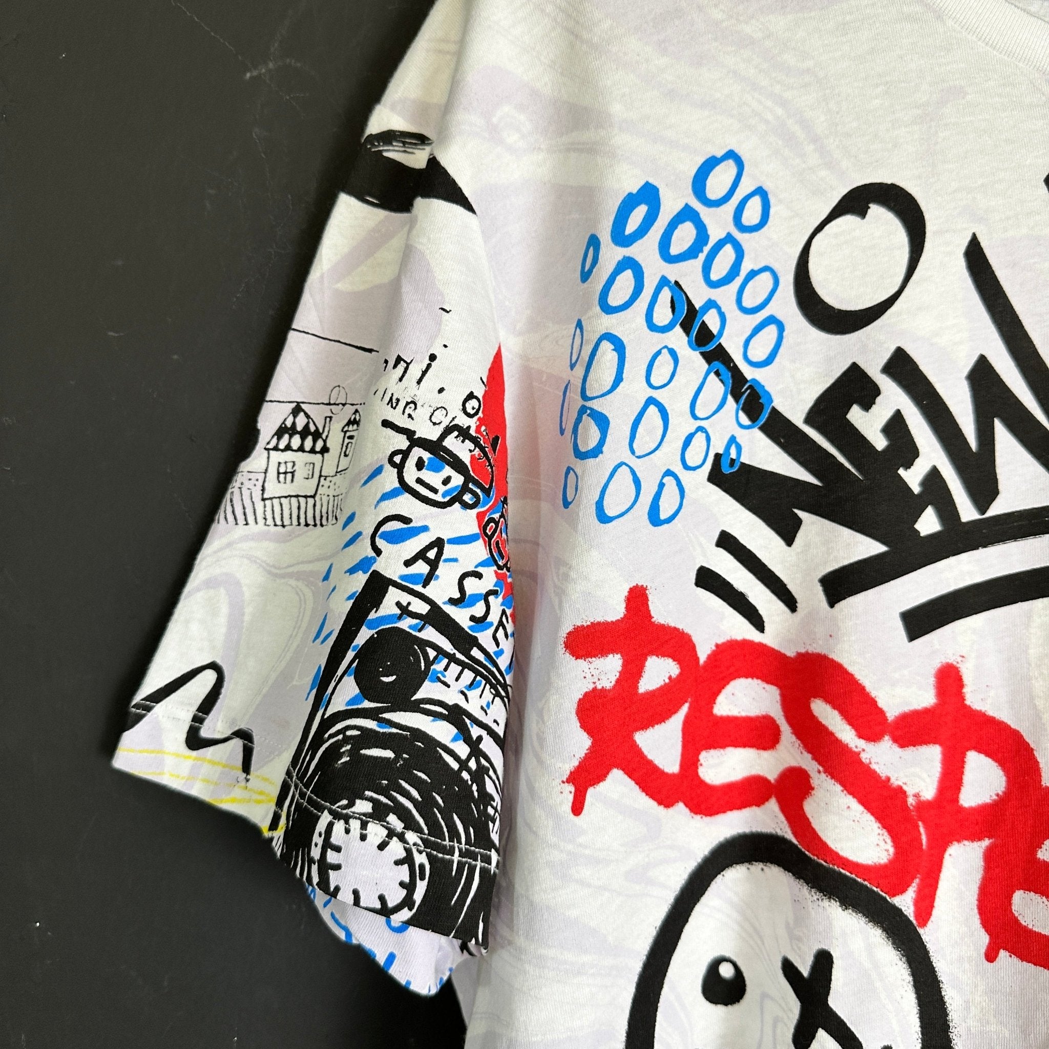 Colin's Graffiti Graphic T-shirt - Funkify