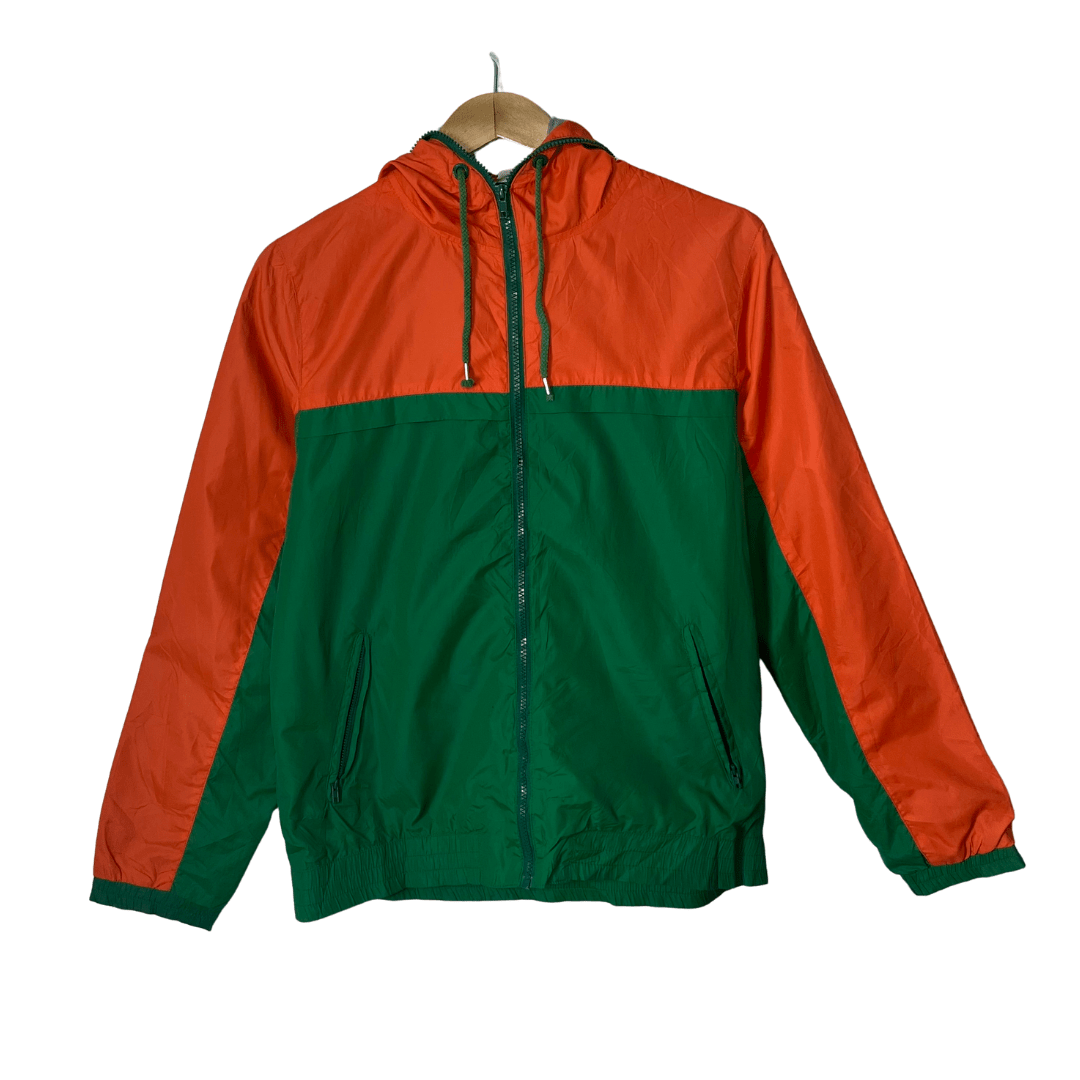 Colorblock Windbreaker Jacket Medium - Funkify