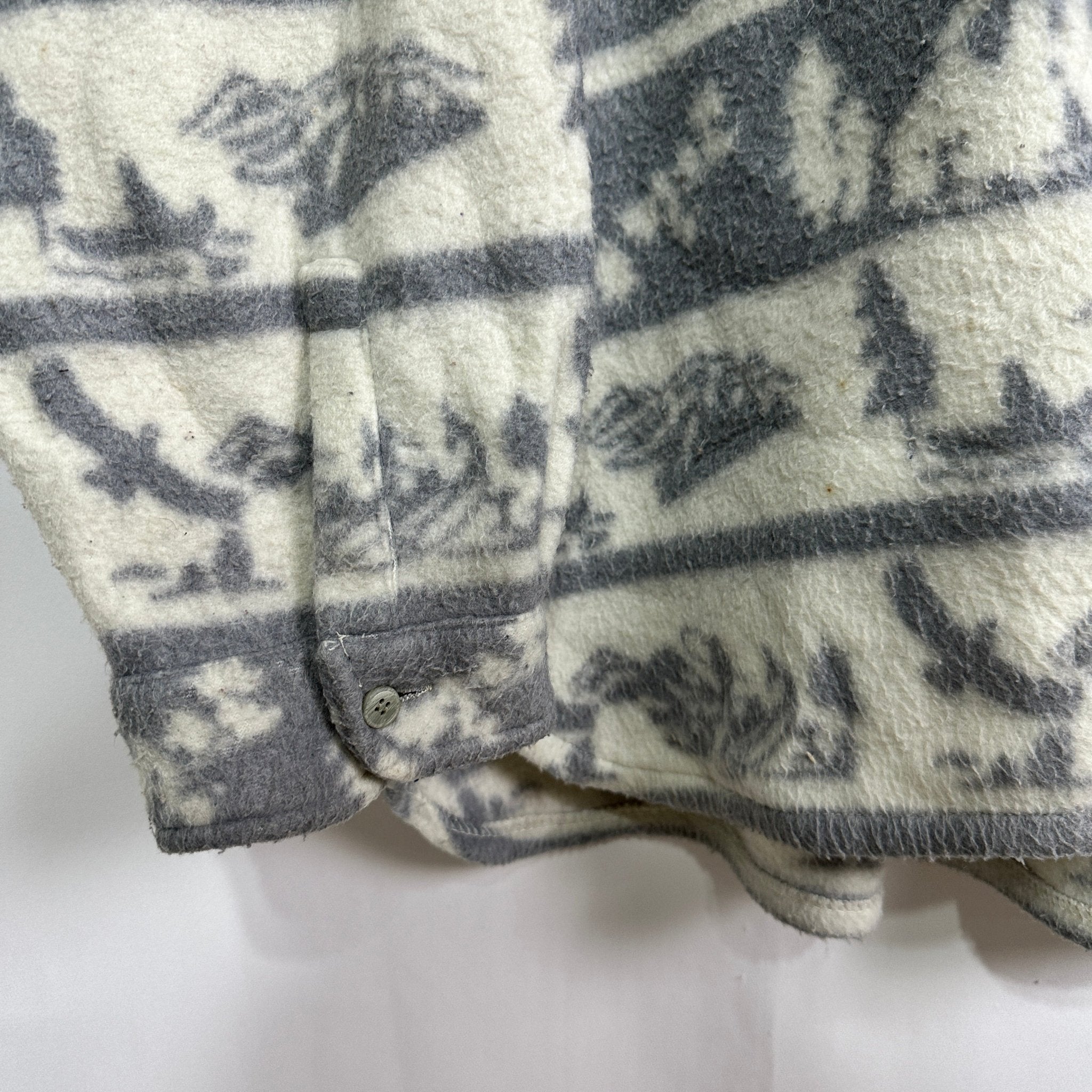 Colours of The World Button Down Fleece XL - Funkify