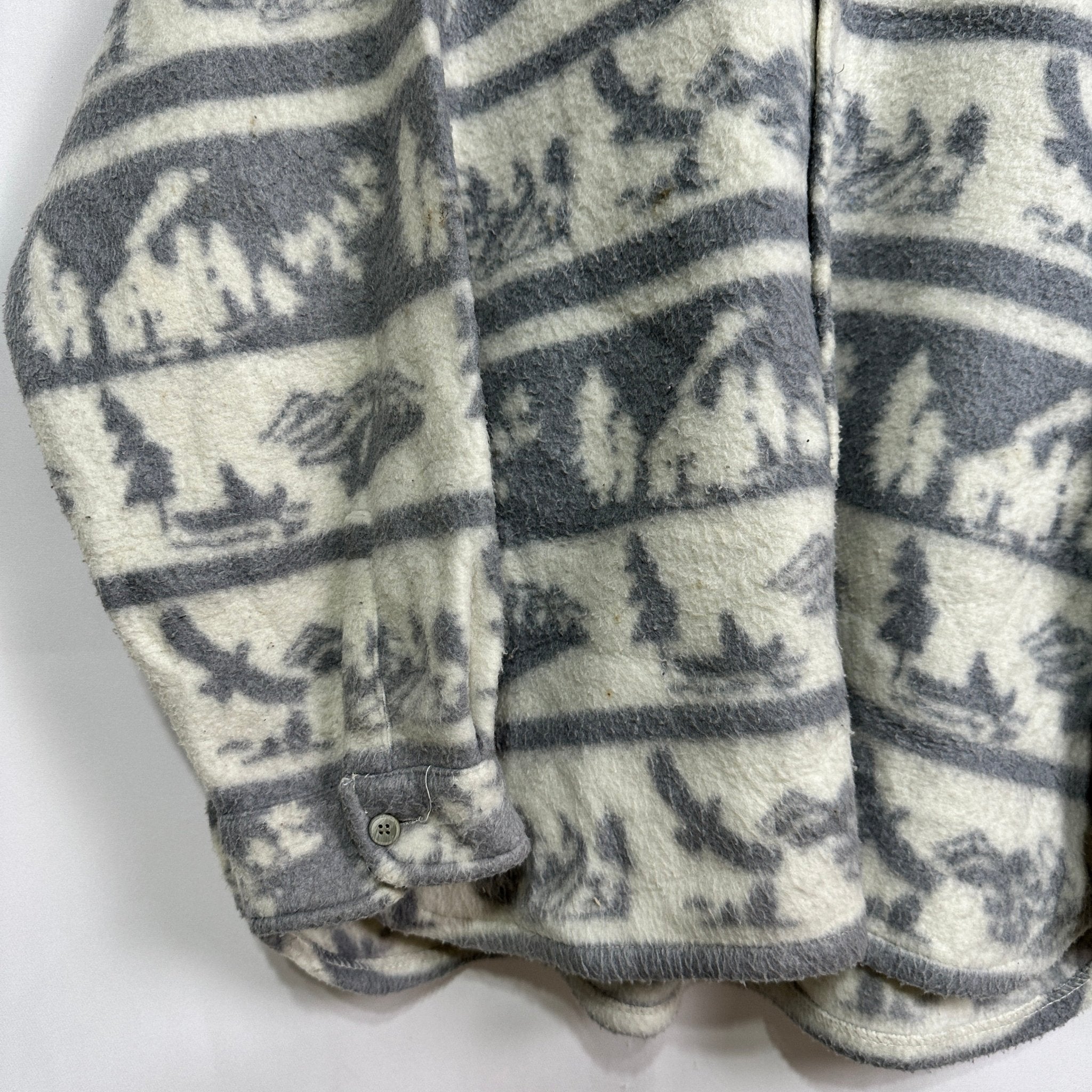 Colours of The World Button Down Fleece XL - Funkify