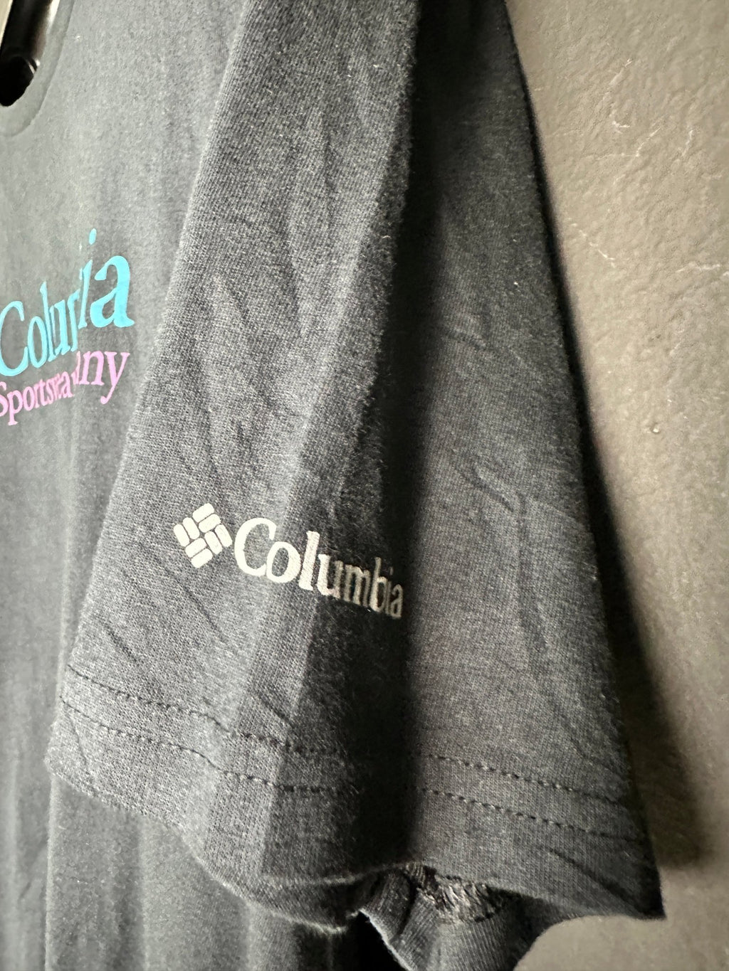 Columbia Black T-Shirt - Funkify