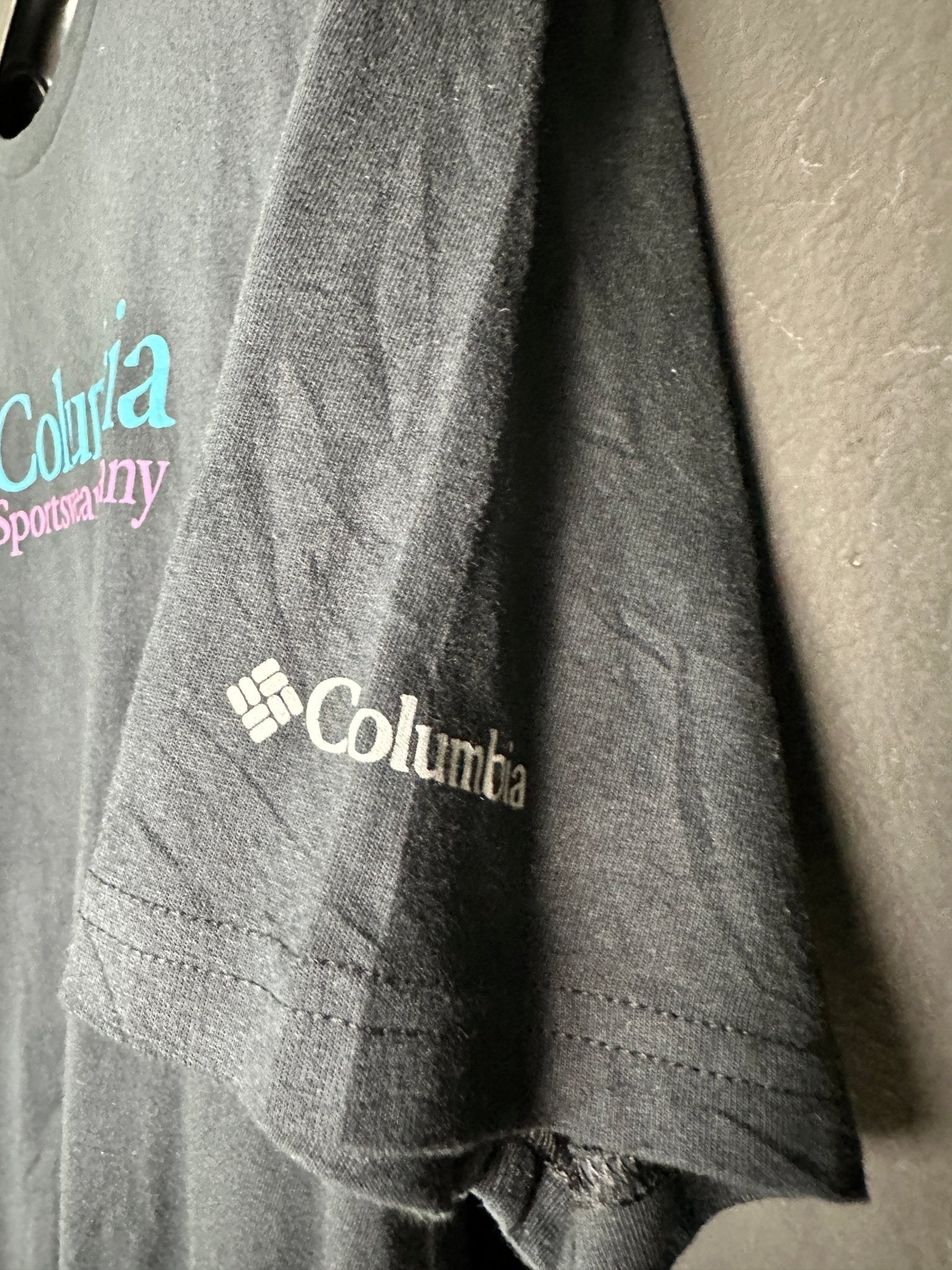 Columbia Black T-Shirt - Funkify