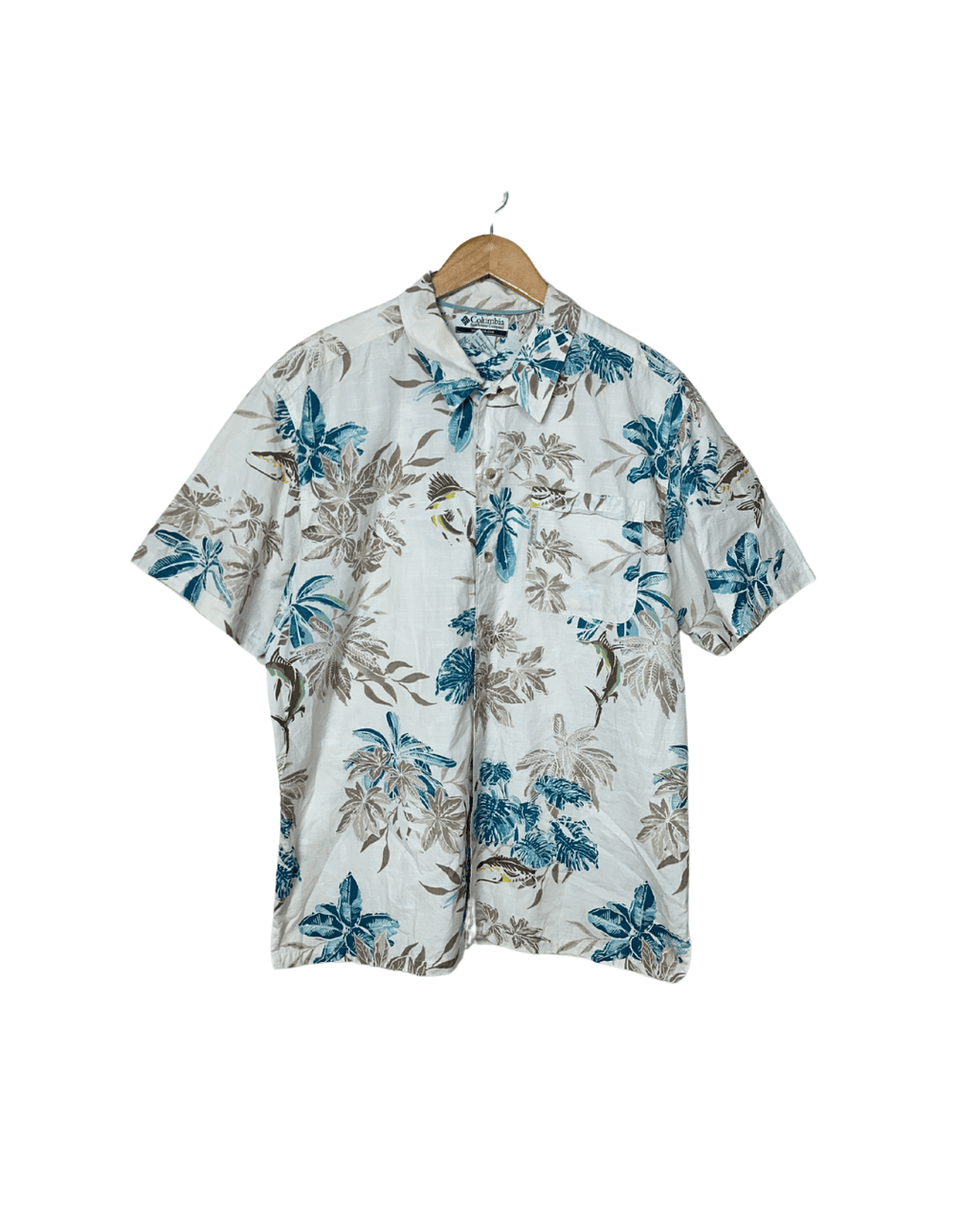 Columbia Hawaiian Shirt Large - Funkify