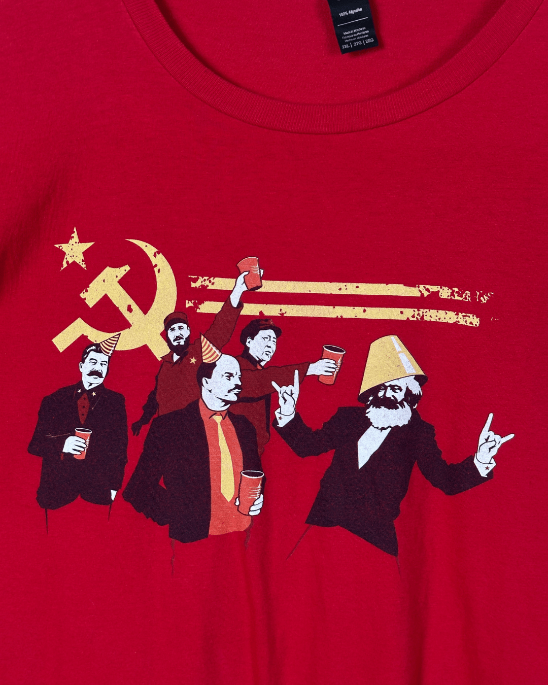 Communist Party Graphic T-Shirt 2XL - Funkify