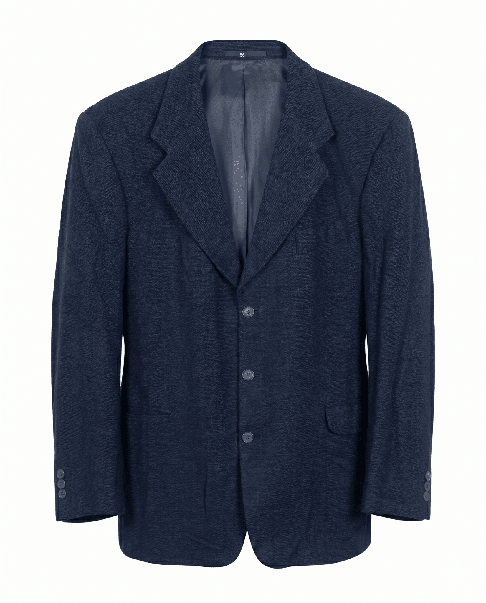 Company Creation Sussie Swiss Navy Wool Blend Blazer - Funkify