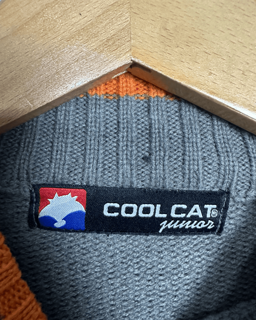 Cool Cat Striped Knit Sweater Medium - Funkify